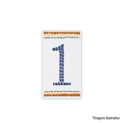 Numeral Nº1 6x11cm N1001 Lineart