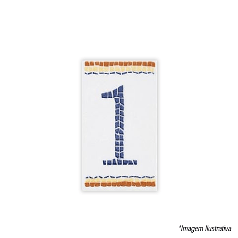 Numeral Nº1 6x11cm N1001 Lineart Numeral Nº1 6x11cm N1001 Lineart