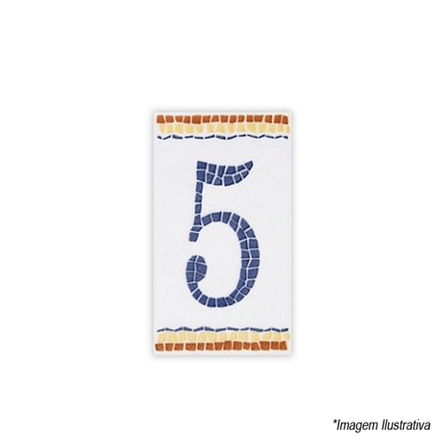 Numeral Nº5 6x11cm N1005 Lineart