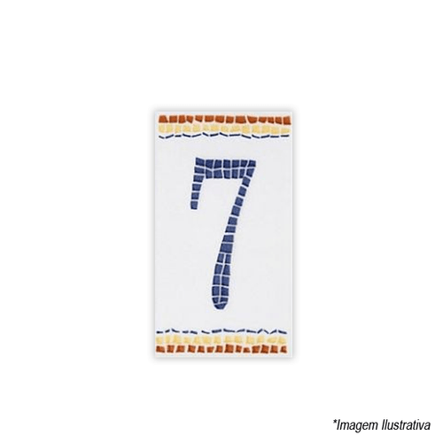 Numeral Nº7 6x11cm N1007 Lineart