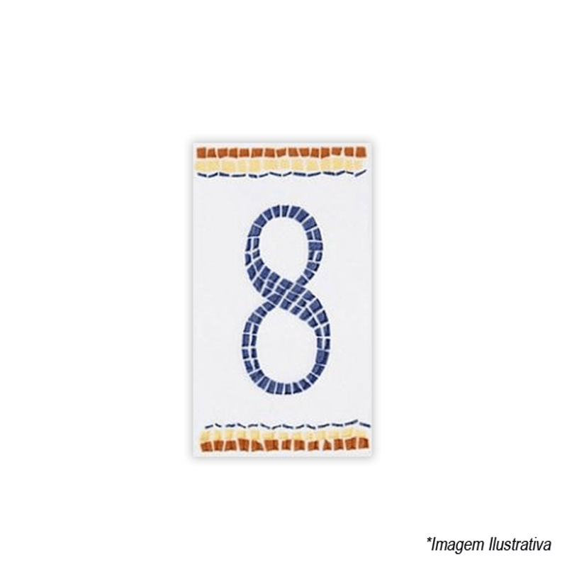 Numeral Nº8 6x11cm N1008 Lineart Numeral Nº8 6x11cm N1008 Lineart