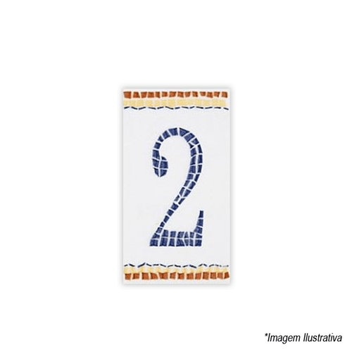 Numeral Nº2 6x11cm N1002 Lineart