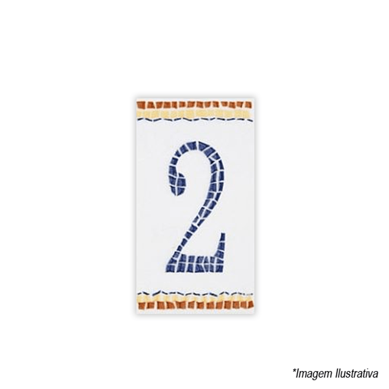 Numeral Nº2 6x11cm N1002 Lineart Numeral Nº2 6x11cm N1002 Lineart