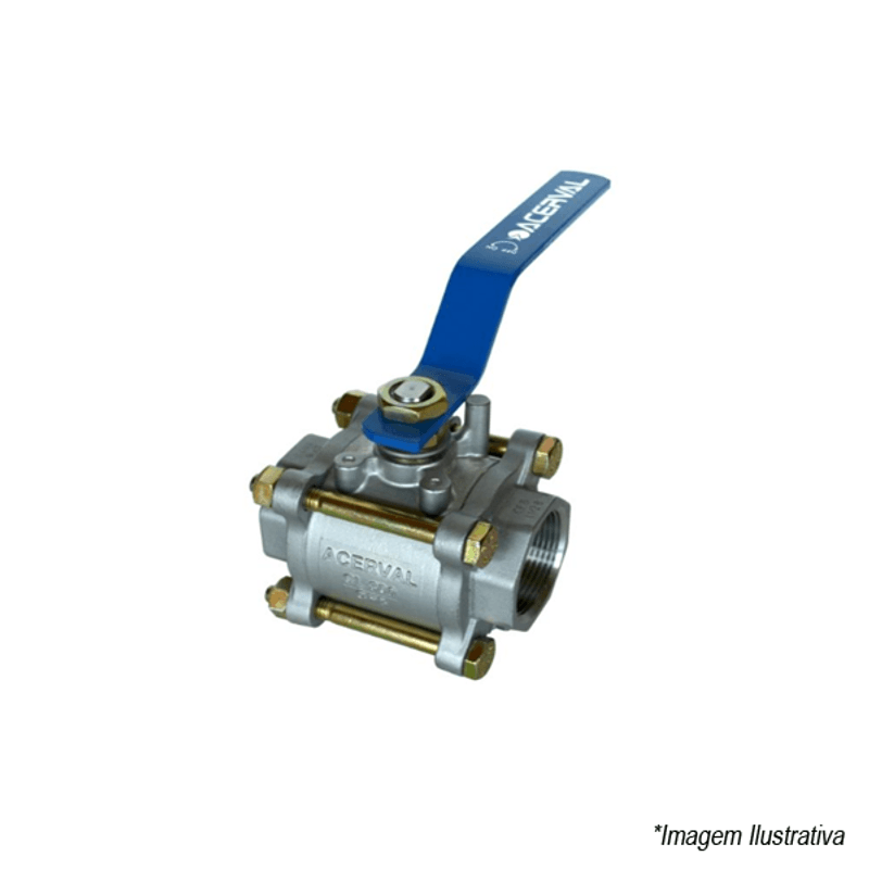 Registro de Esfera 3/4 WCB+4 BSP PRC Tripartida Acerval Registro de Esfera 3/4 WCB+4 BSP PRC Tripartida Acerval
