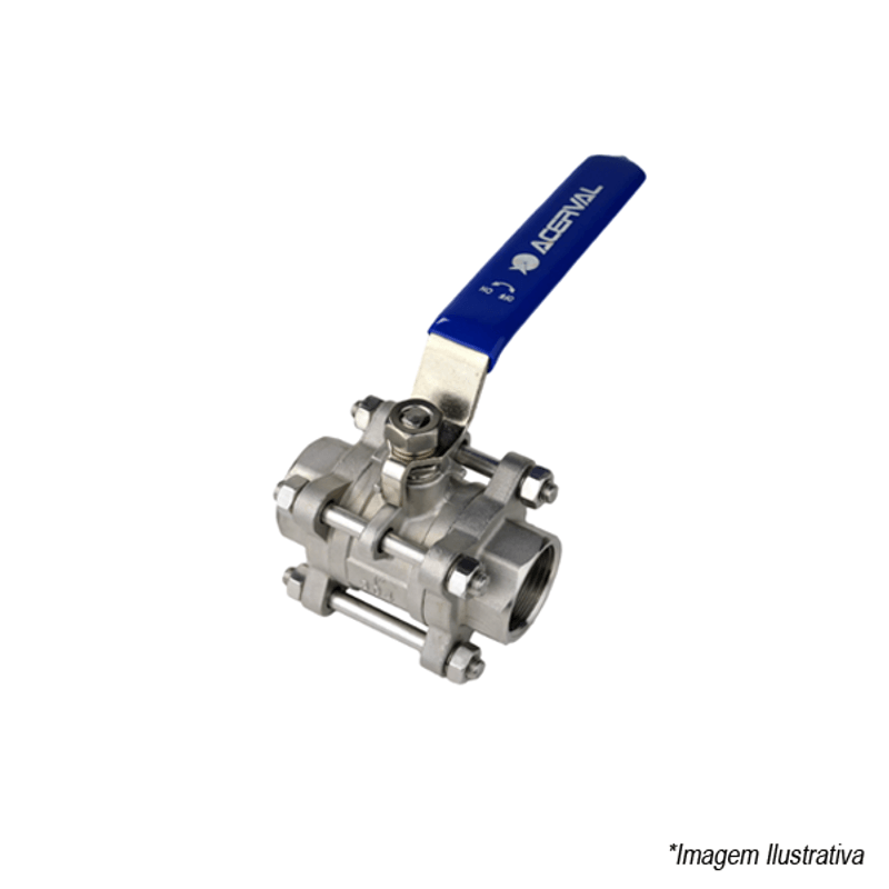 Registro de Esfera 1.1/4 WCB+4 BSP PRC Tripartida Acerval Registro de Esfera 1.1/4 WCB+4 BSP PRC Tripartida Acerval