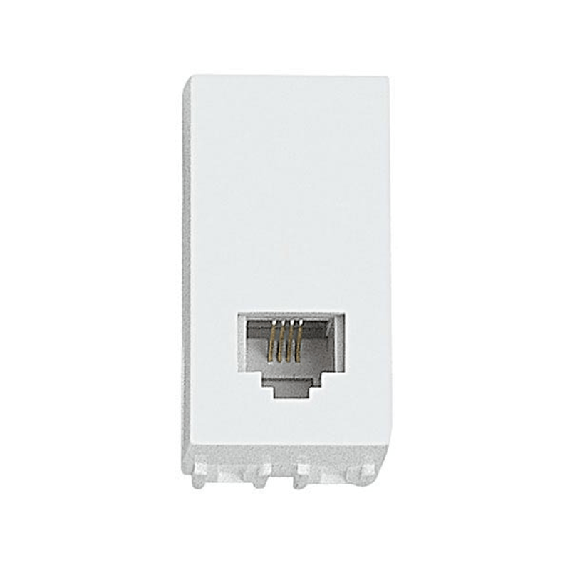 Modulo Tomada para Telefone RJ11 Inova Pro Branco - Alumbra Modulo Tomada para Telefone RJ11 Inova Pro Branco - Alumbra