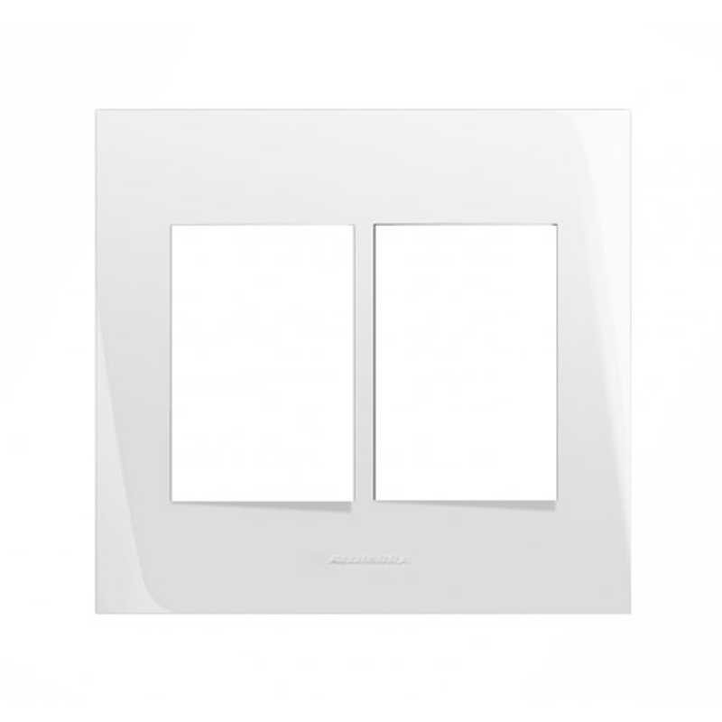 Placa 4x4 6 Modulos Inova Pro Branco - Alumbra