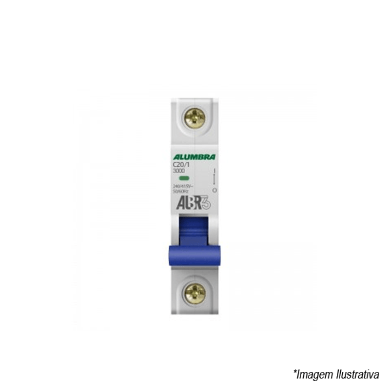 Disjuntor ALBR3 Unipolar DIN 20A 39243 Alumbra Disjuntor ALBR3 Unipolar DIN 20A 39243 Alumbra