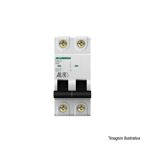 Disjuntor ALBR3 Bipolar DIN 40A 39346 Alumbra