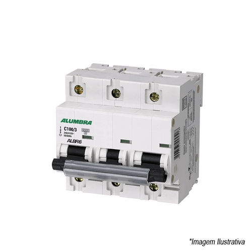 Disjuntor ALBR6 Tripolar DIN 100A 9450 Alumbra