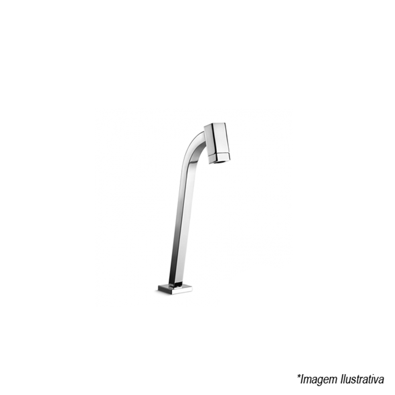 Torneira para Banheiro de Bancada Bica Alta Cromada Basic Plus - Celite Torneira para Banheiro de Bancada Bica Alta Cromada Basic Plus - Celite