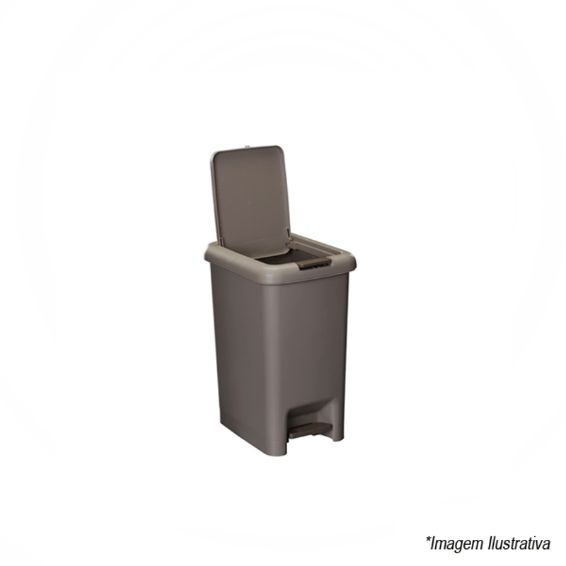 Lixeira De Pedal Astra LPDA 10Lts Argila Lixeira De Pedal Astra LPDA 10Lts Argila