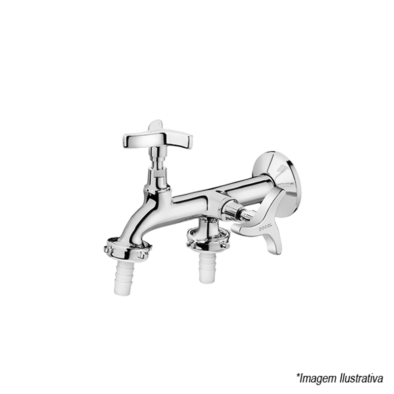 Torneira para Tanque e Máquina Trio Docol Torneira para Tanque e Máquina Trio Docol