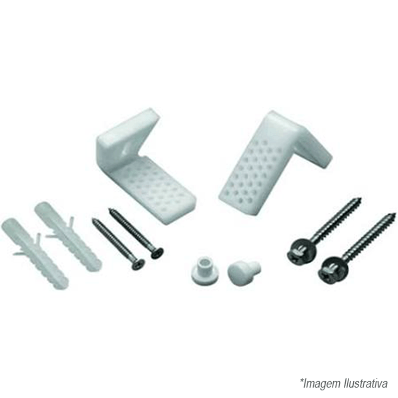 Conjunto de Fixação para Vaso Sanitário com Suporte Em L - Roca Conjunto de Fixação para Vaso Sanitário com Suporte Em L - Roca