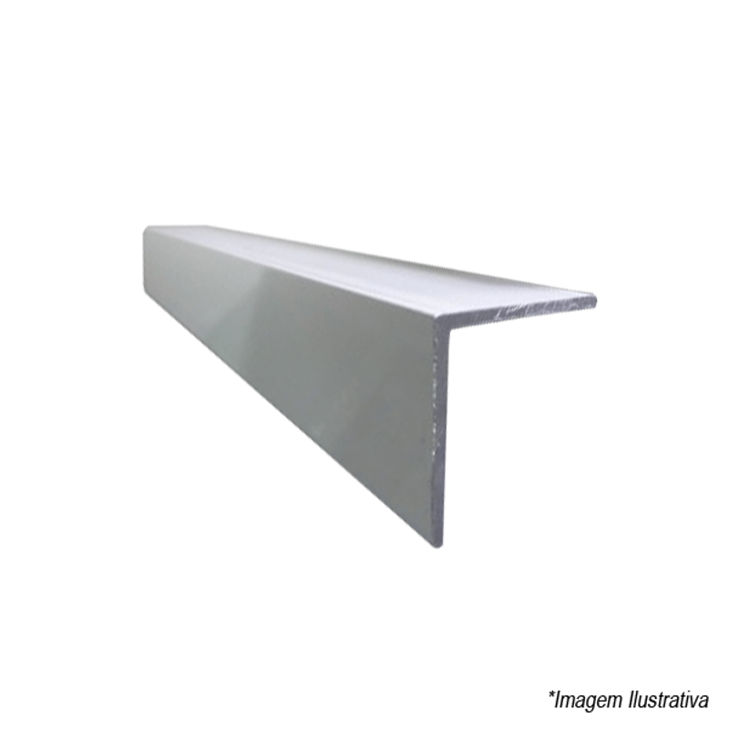 Cantoneira em L 1´ Polida Mz Alumínio Cantoneira em L 1´ Polida Mz Alumínio