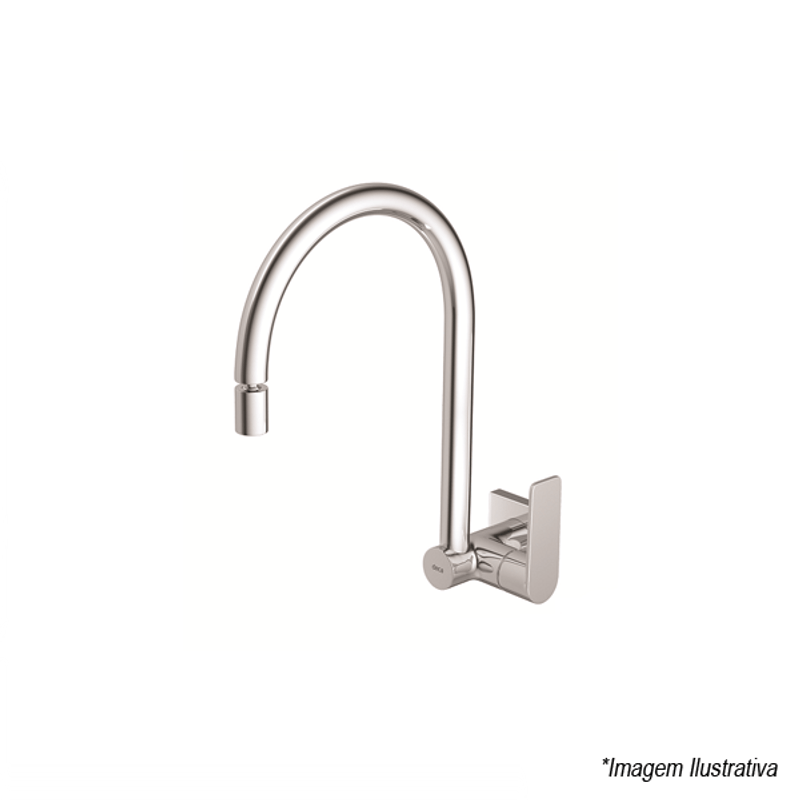 Torneira Para Cozinha De Parede Just 1168.C27 - Deca Torneira Para Cozinha De Parede Just 1168.C27 - Deca