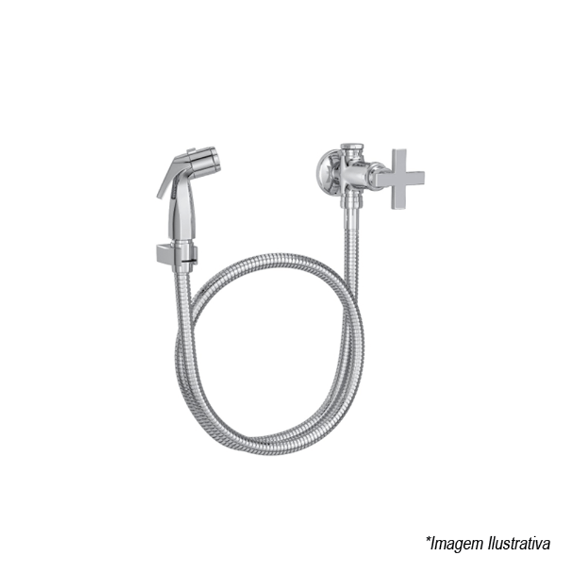 Ducha Higiênica Com Registro Clean 1984.C.CLN.ACT.CR - Deca Ducha Higiênica Com Registro Clean 1984.C.CLN.ACT.CR - Deca