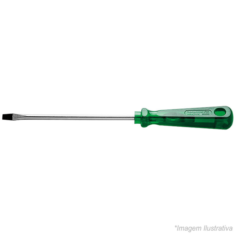 Chave Fenda Tramontina Ponta Chata 1/4x10 44110/034 Chave Fenda Tramontina Ponta Chata 1/4x10 44110/034