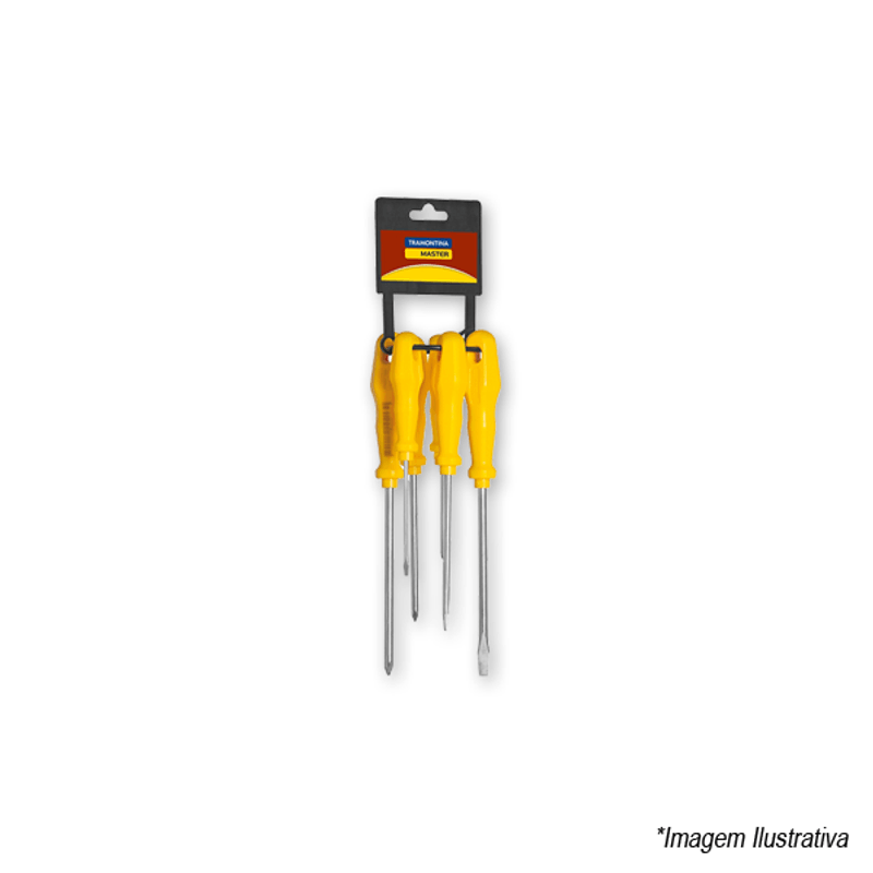 Jogo de Chaves de Fenda com 6 Peças 41516/106 Jogo de Chaves de Fenda com 6 Peças 41516/106