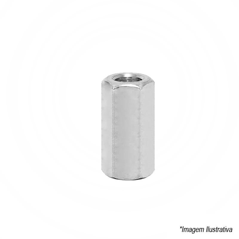 Prolongador Longo Para Vergalhão 1/4x50mm POPRO000014 Prolongador Longo Para Vergalhão 1/4x50mm POPRO000014