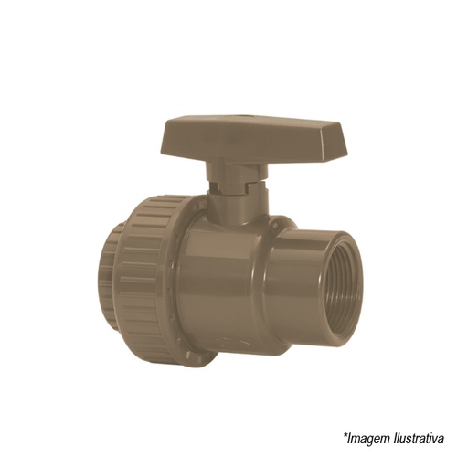 Registro de Esfera Roscável PVC 3/4´  Amanco