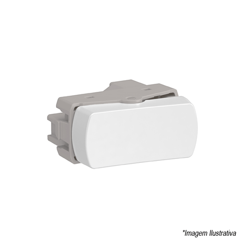 Módulo Interruptor Simples 10A 250V S3B72010 Branco Schneider