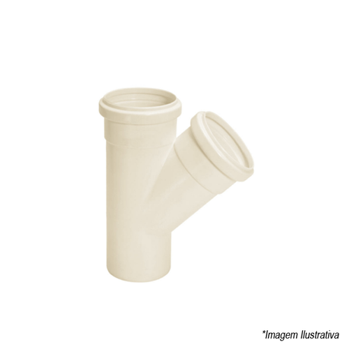 Junção Esgoto Simples  75x75mm  3´x3´ - Amanco