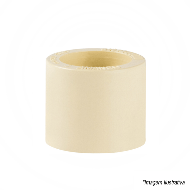 Bucha de Redução Super CPVC 28x22mm 1´x3/4´ - Amanco Bucha de Redução Super CPVC 28x22mm 1´x3/4´ - Amanco