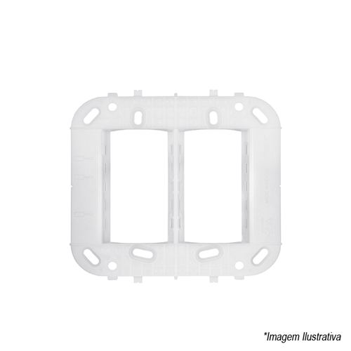 Suporte 6 Postos 4x4 Branco PRM4946 Schneider