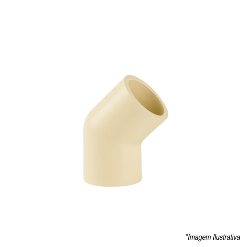 Joelho Super CPVC 45º Flowguard 73mm  2.1/2´ - Amanco