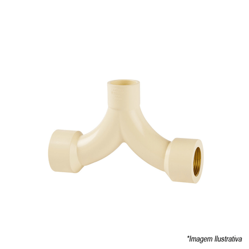 Tê Misturador Super CPVC Flowguard Fêmea  22mm x 3/4´ - Amanco