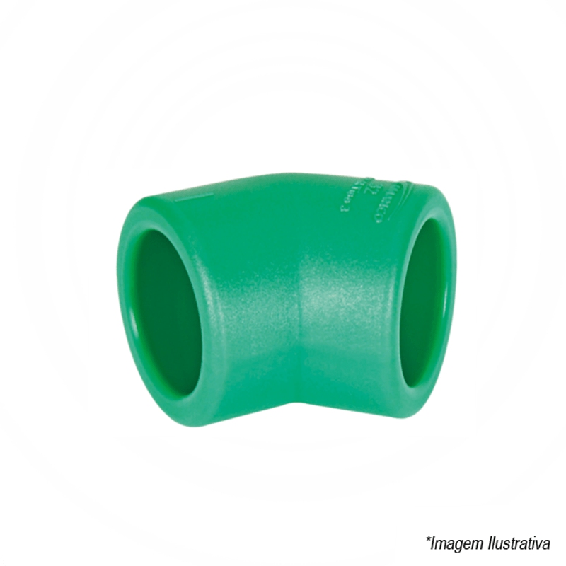 Joelho PPR 45° Termofusão 40mm 1.1/4´ - Amanco Joelho PPR 45° Termofusão 40mm 1.1/4´ - Amanco