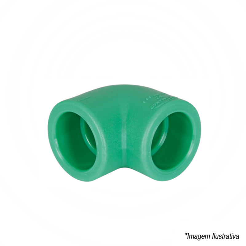 Joelho PPR 90° Termofusão 50mm 1.1/2´ - Amanco Joelho PPR 90° Termofusão 50mm 1.1/2´ - Amanco