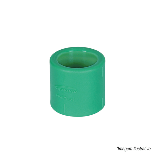 Luva PPR Fêmea/Fêmea Termofusão Verde 32mm  1´ - Amanco