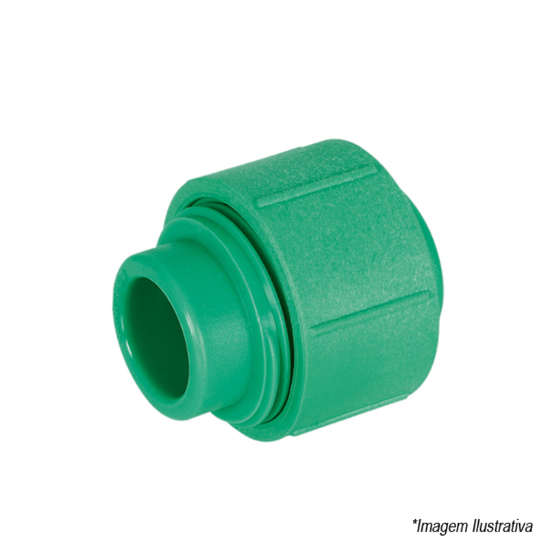 União PPR Termofusão Verde 32mm  1´ - Amanco União PPR Termofusão Verde 32mm  1´ - Amanco