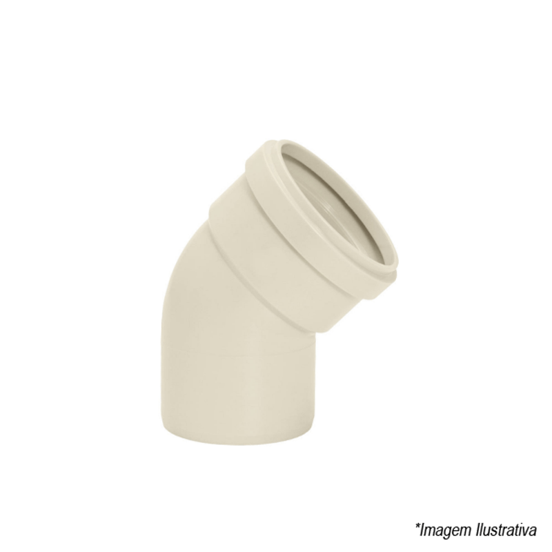 Joelho 45º para Esgoto Série R 100mm 4´ - Amanco Joelho 45º para Esgoto Série R 100mm 4´ - Amanco