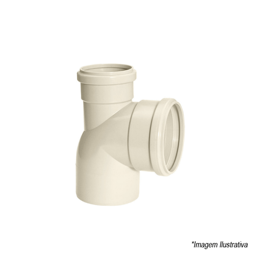 Joelho 90º para Esgoto Série R com Visita  100x75mm  4´x3´ - Amanco