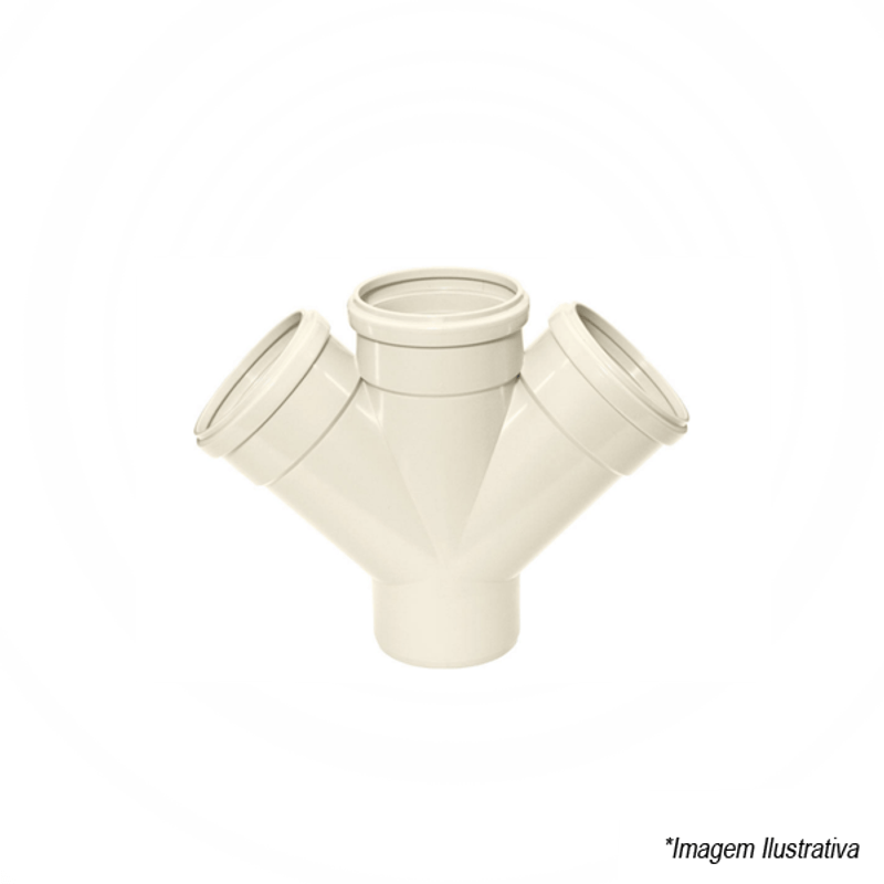 Junção Série R Dupla 100x100mm 4´x4´ - Amanco Junção Série R Dupla 100x100mm 4´x4´ - Amanco