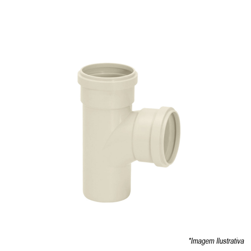 Tê para Esgoto Série R  75x75mm  3´x3´ - Amanco Tê para Esgoto Série R  75x75mm  3´x3´ - Amanco