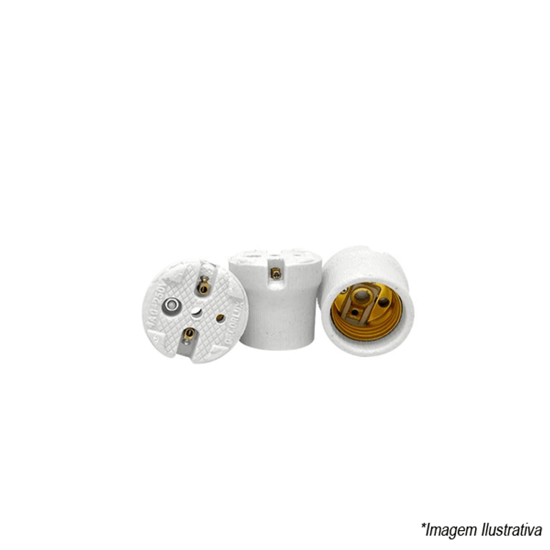 Soquete E-27 Plafonier Porcelana MT2213A Decorlux Soquete E-27 Plafonier Porcelana MT2213A Decorlux