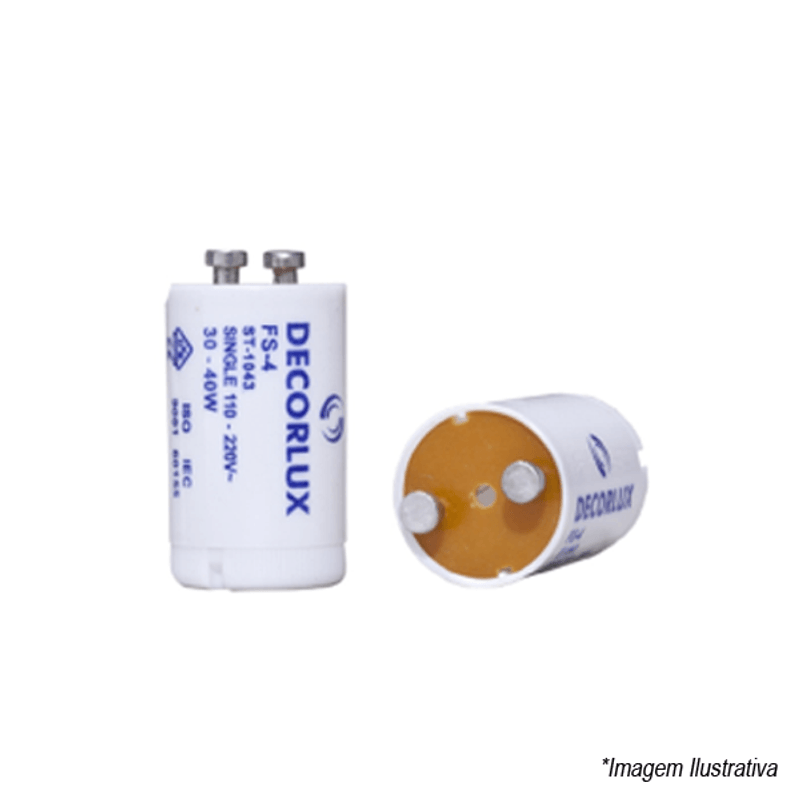 Starter Para Fluor 30W 40W ST1043 Decorlux Starter Para Fluor 30W 40W ST1043 Decorlux
