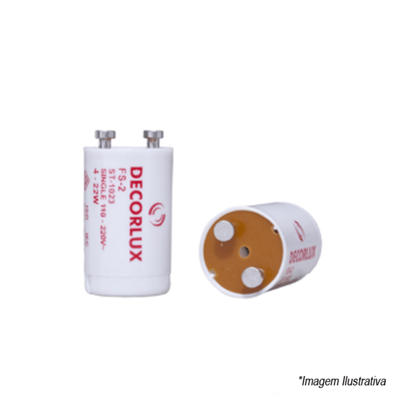 Starter Para Fluor 4W-22W ST1023 Decorlux Starter Para Fluor 4W-22W ST1023 Decorlux