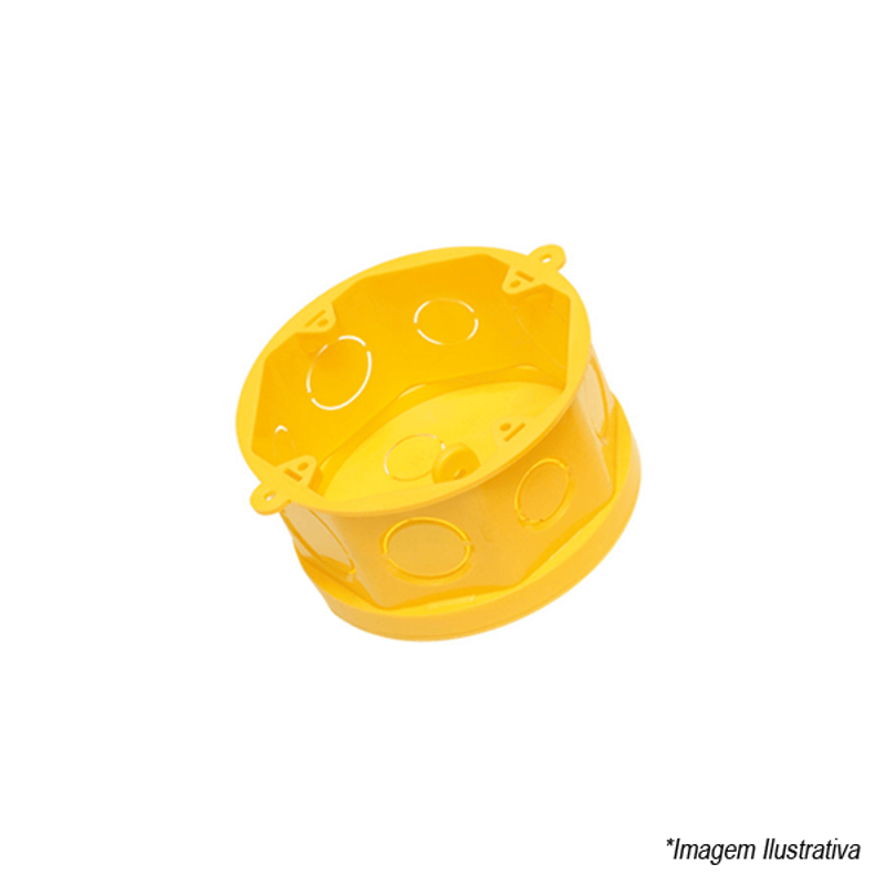 Caixa de Luz Octagonal 3x3 Anti-Chama 11554 Amanco Caixa de Luz Octagonal 3x3 Anti-Chama 11554 Amanco