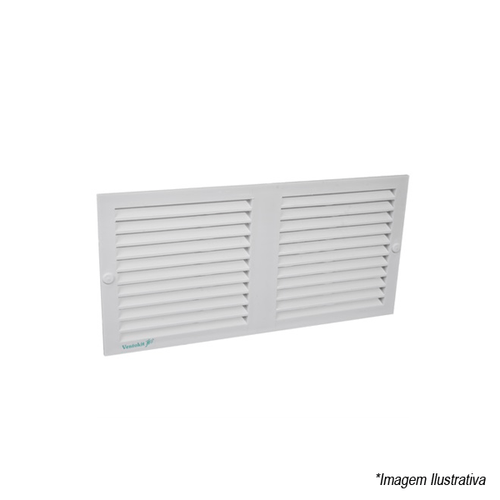 Grade de Ventilação 24x12cm Branco 3003500002 Ventokit