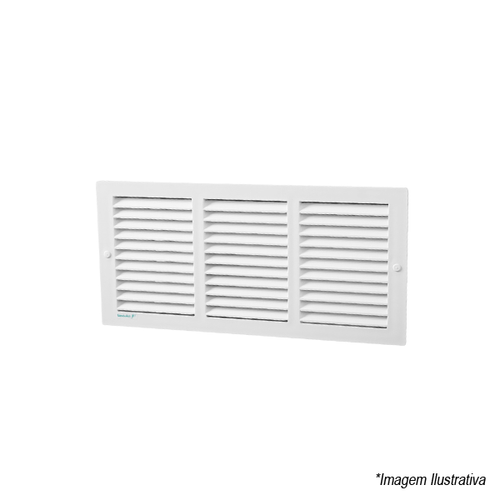 Grade de Ventilação 35x16cm Branco 3003500025 Ventokit