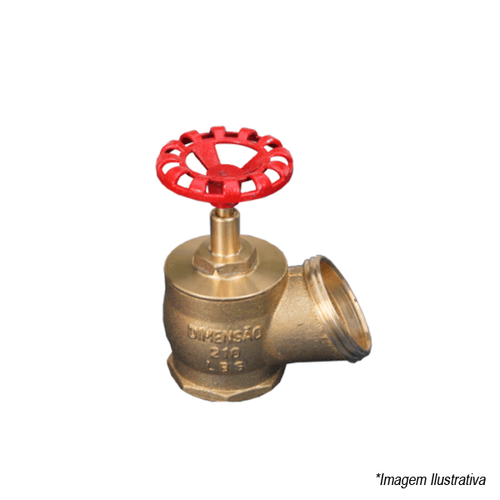 Válvula Globo para Hidrante 2.1/2x45 125LBS Dimensão