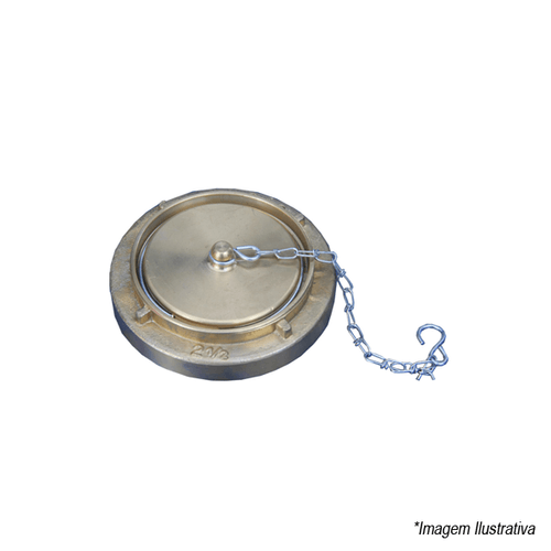 Tampão Storz 2 1/2 com Corrente 00000015 Dimensão