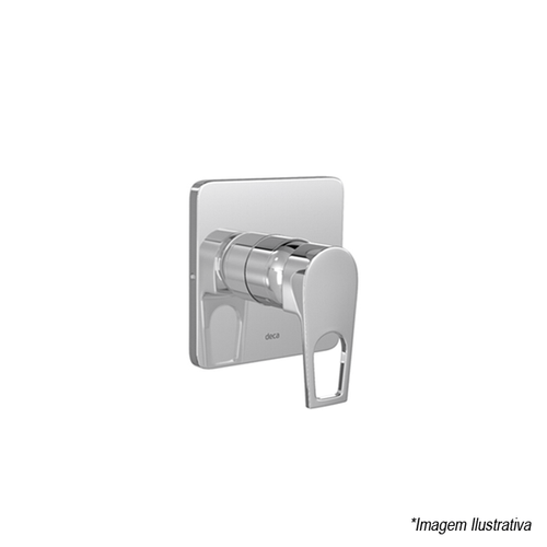 Acabamento Monocomando de Chuveiro para Alta e Baixa Pressão Level Mix - Deca