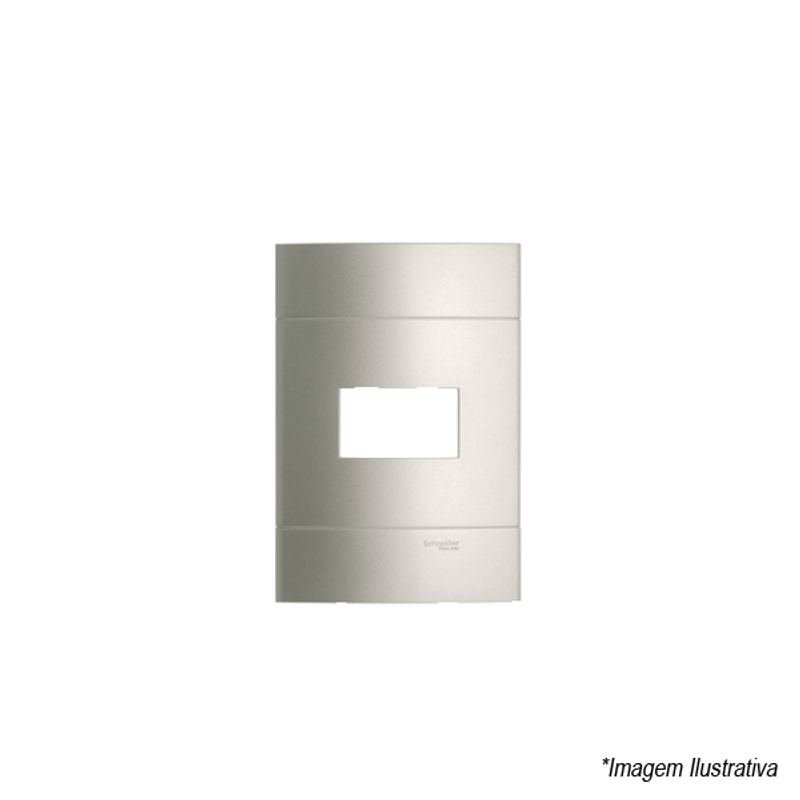 Placa 1 Posto 4x2 Olimpia PRM044217 Schneider Placa 1 Posto 4x2 Olimpia PRM044217 Schneider