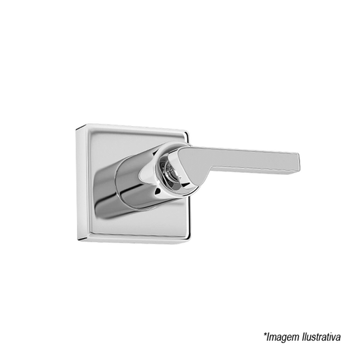 Acabamento para Registro Lado Direito Stillo Antigo  1.1/2´  Cromado - Docol